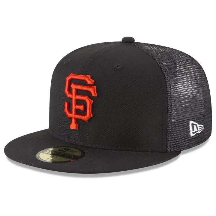 CASQUETTE À FILET 59FIFTY MLB DES SAN FRANCISCO GIANTS – NOIR/NOIR