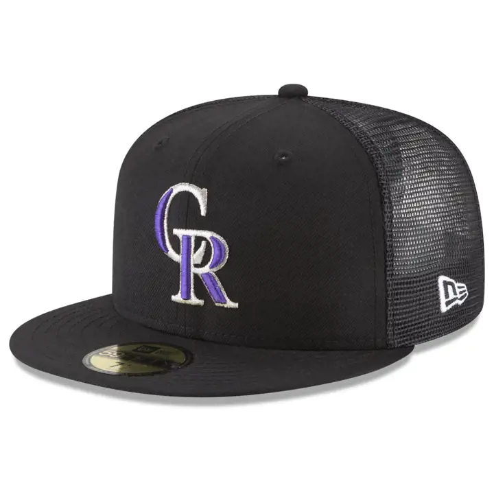 Colorado Rockies MLB ON FIELD 59FIFTY MESH BACK noir