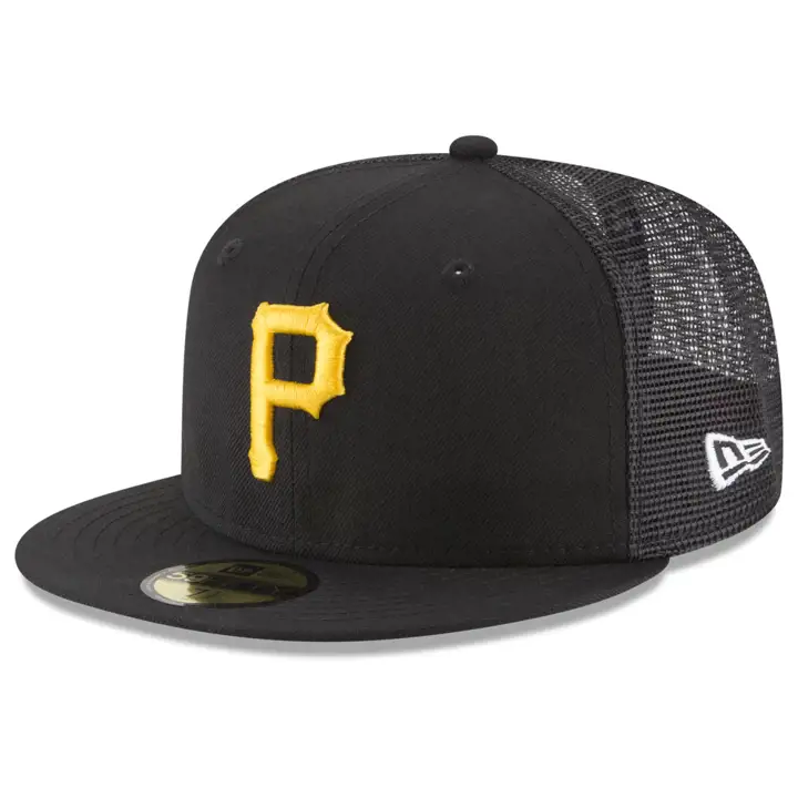 CASQUETTE MLB ON FIELD 59FIFTY MESH BACK PITTSBURGH PIRATES   blk