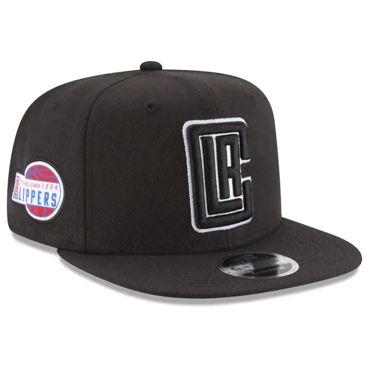 LOS ANGELES CLIPPERS NBA ANNIVERSARY PATCH 9FIFTY BLK