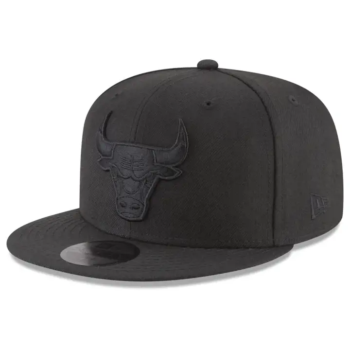 CHICAGO BULLS NBA Blackout 59FIFTY   NOIR/NOIR/NOIR