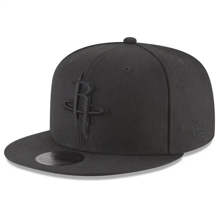 HOUSTON ROCKETS NBA Blackout 59FIFTY   NOIR/NOIR/NOIR