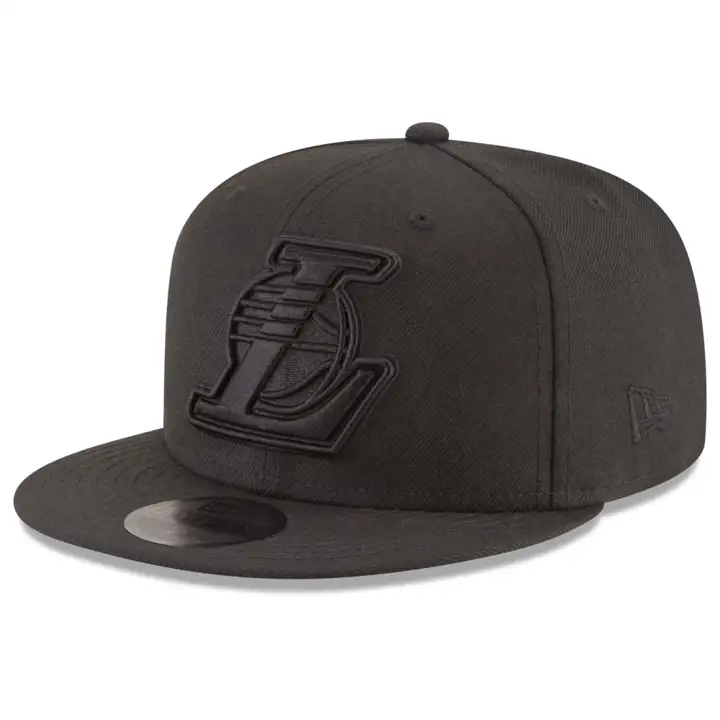 LOS ANGELES LAKERS NBA Blackout 59FIFTY   NOIR/NOIR/NOIR