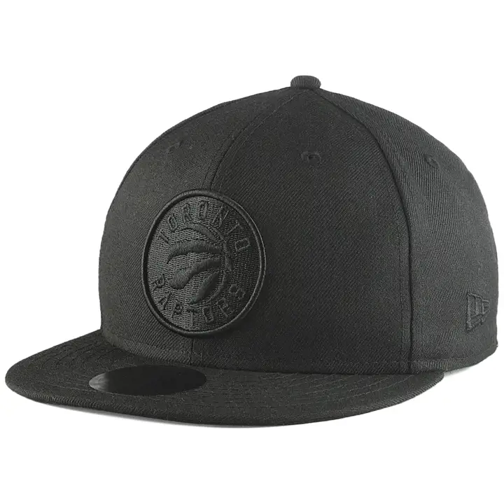 TORONTO RAPTORS NBA Blackout 59FIFTY NOIR/NOIR/NOIR