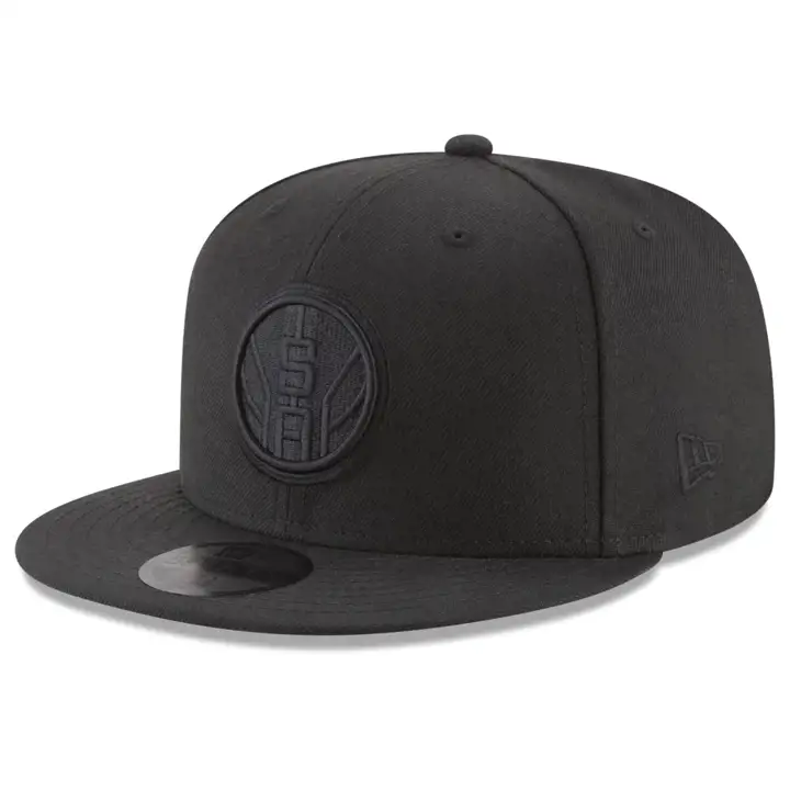 SAN ANTONIO SPURS NBA Blackout 59FIFTY NOIR/NOIR/NOIR