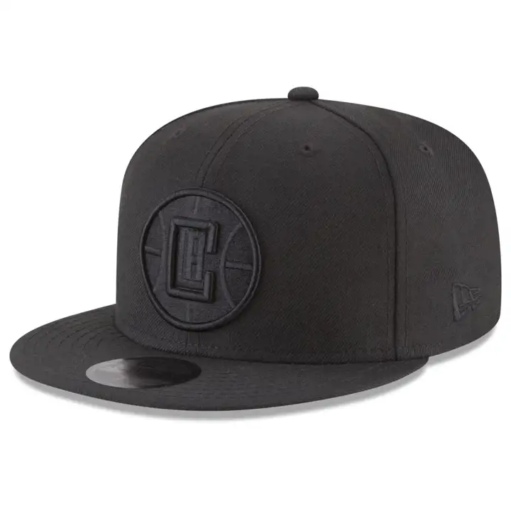 LOS ANGELES CLIPPERS NBA Blackout 59FIFTY NOIR/NOIR/NOIR