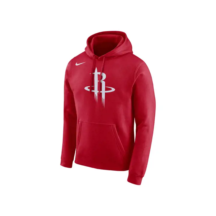 Houston Rockets – Sweat à capuche rouge avec logo essentiel pour homme