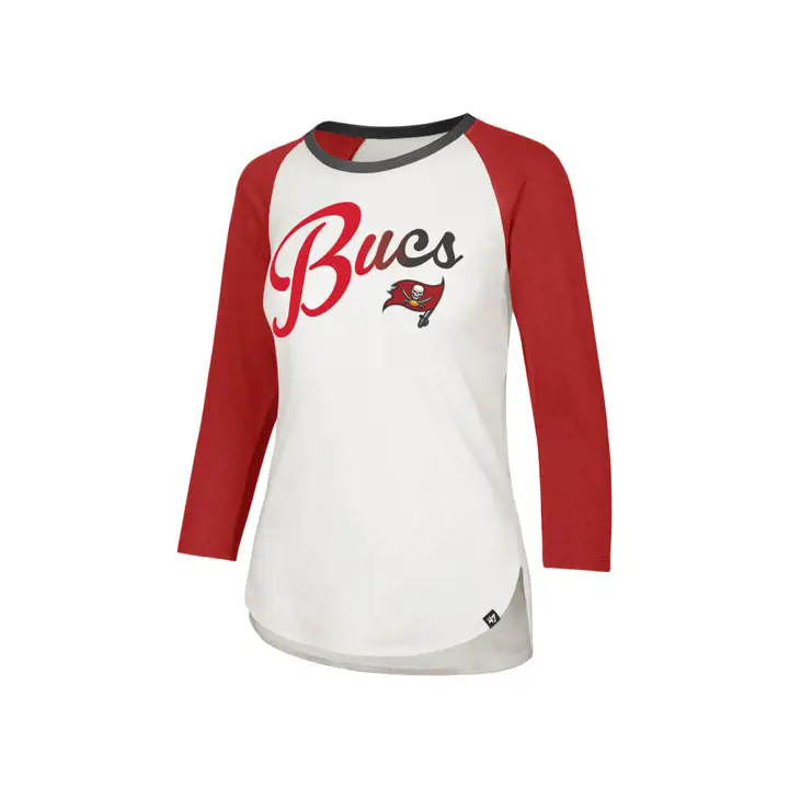 Tampa Bay Buccaneers NFL Pull Raglan Ombré Fendu Femme 18