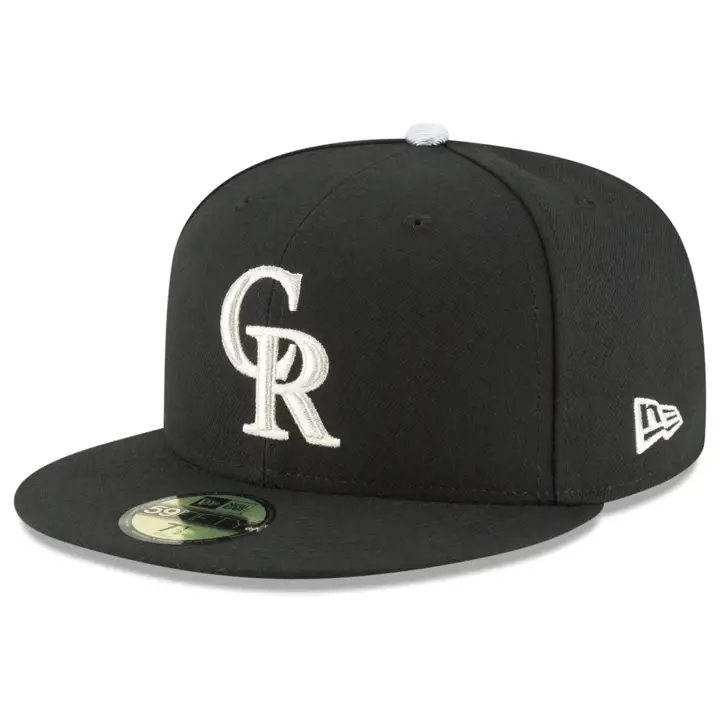 Rockies MLB Authentic Collection ALT gris foncé/arg.