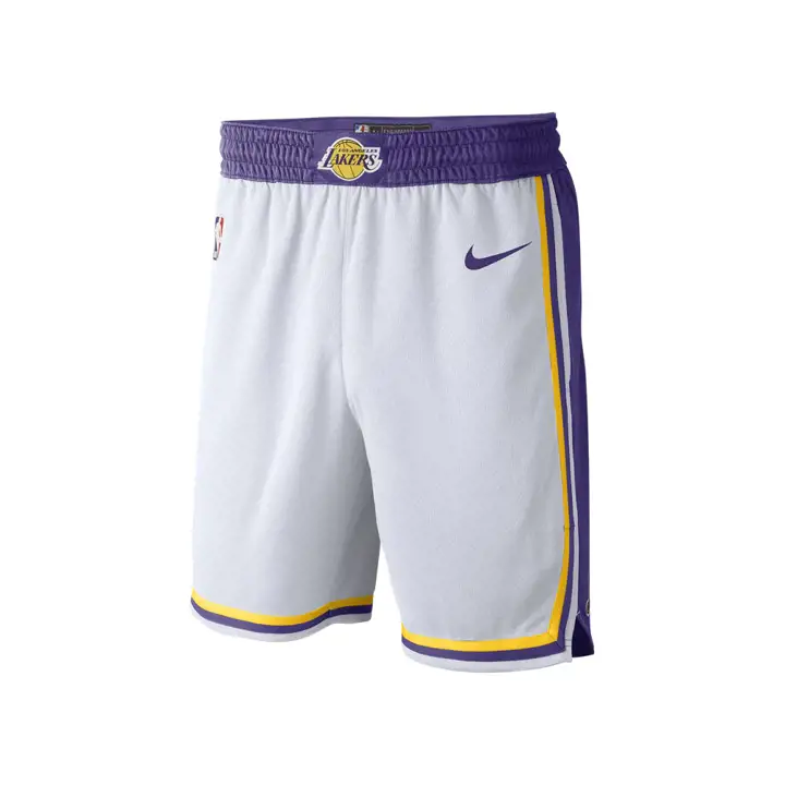 Short Swingman NBA des Lakers de Los Angeles ASSOCIATION BLANC/vio