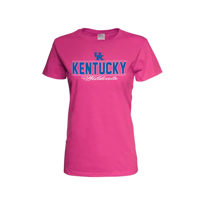 T-shirt Kentucky Wildcats NCAA Femme avec logo manuscrit – 2 pour 28 $