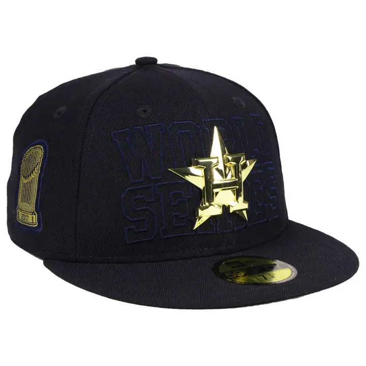 Houston Astros MLB Houston Champs Customs 59FIFTY  MARINE/MARINE