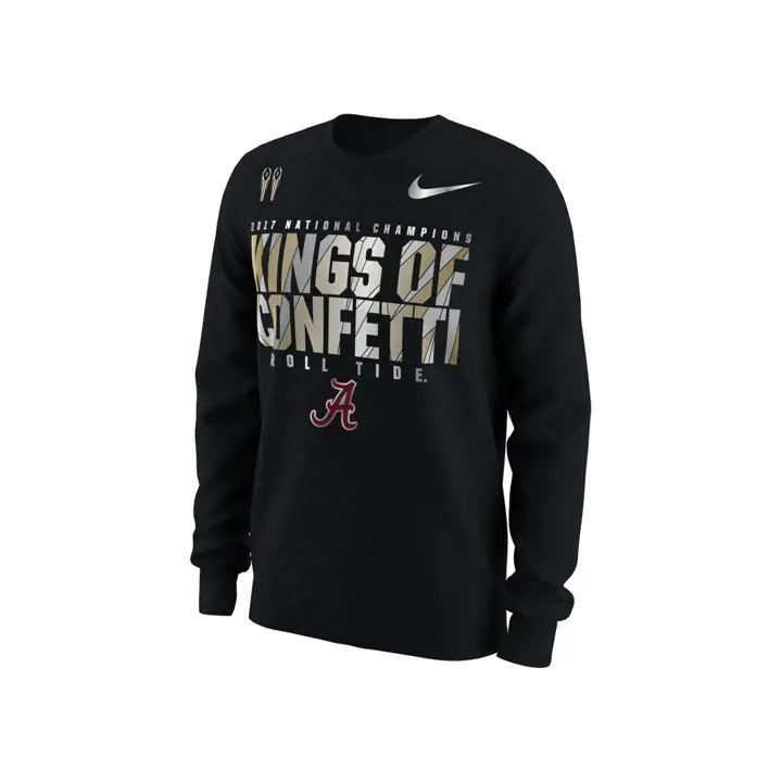 T-shirt à manches longues Alabama NCAA NC Locker Room 18 BLK