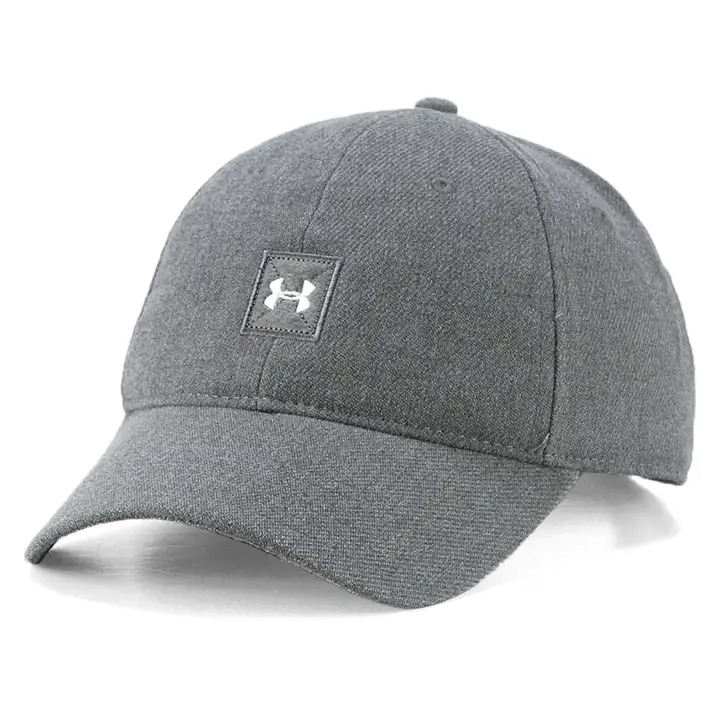 Casquette d'entraînement en laine Melton UNDER ARMOUR pour homme gris