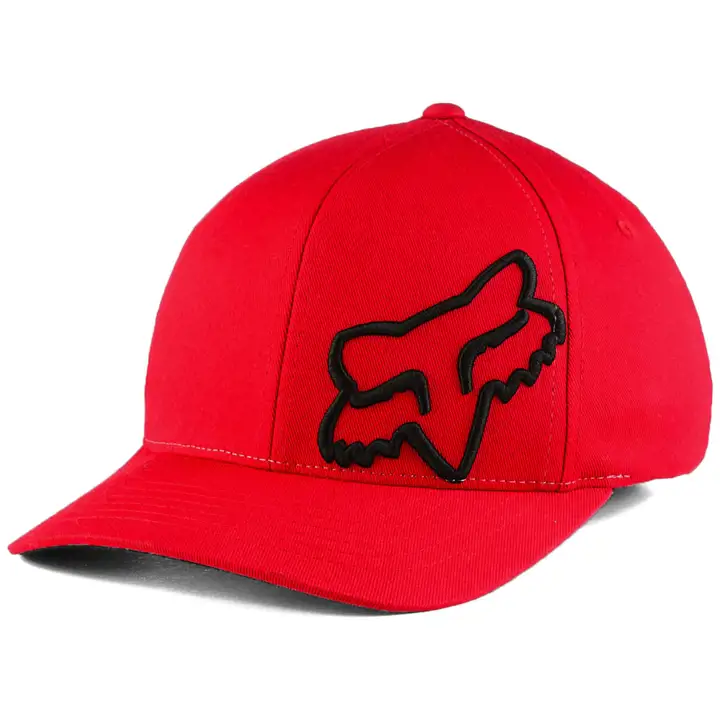 CASQUETTE FOX RACING FLEX 45 FLEXFIT rouge/noir
