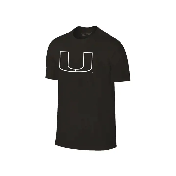 T-shirt Miami Hurricanes 2F NCAA Tonal Eclipse NOIR