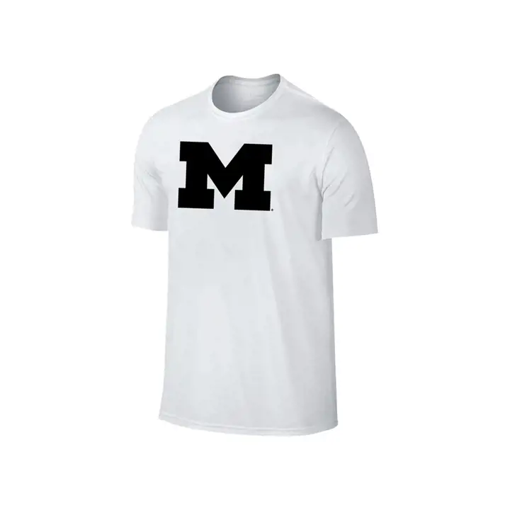 T-shirt Michigan Wolverines 2F NCAA Tonal Eclipse blanc
