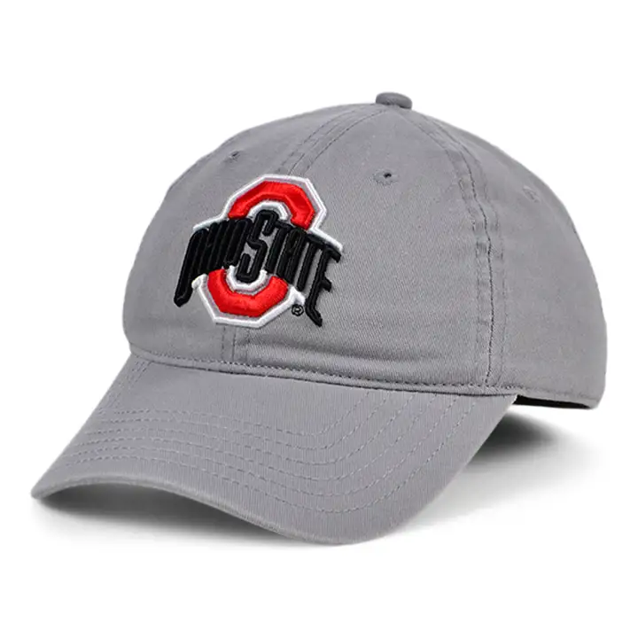 Ohio State NCAA Letterman Easy Fit Athletic O gris