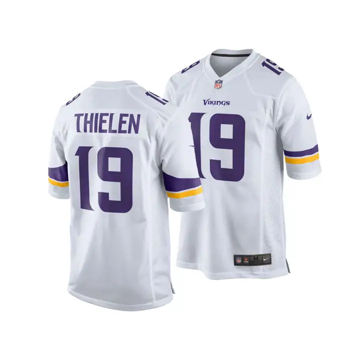 Maillot de match NFL des VIKINGS Adam Thielen blc