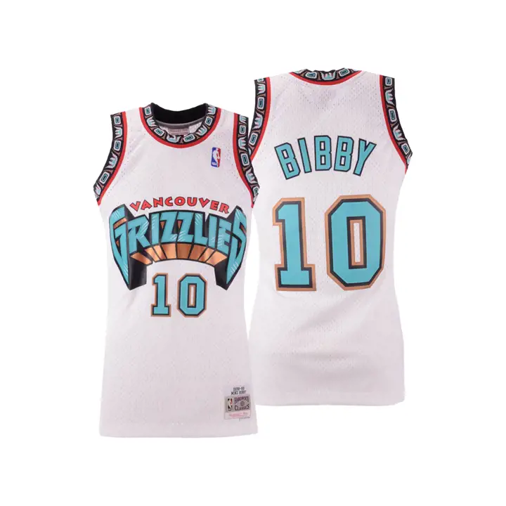 Maillot Swingman M&N Grizzlies NBA Mike Bibby blc/Ast