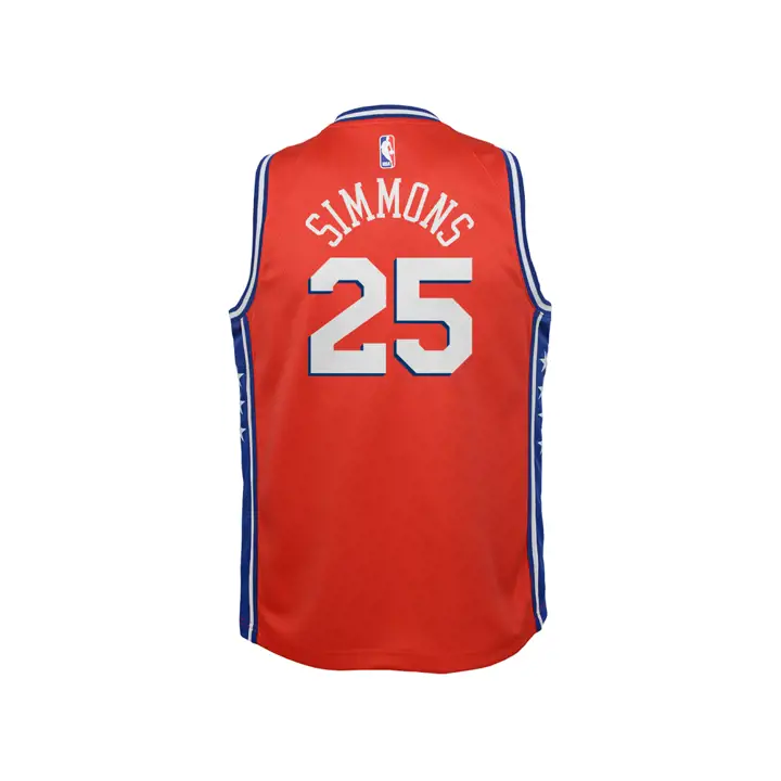 Maillot Swingman Statement Ben Simmons NBA des 76ers pour jeune - rouge