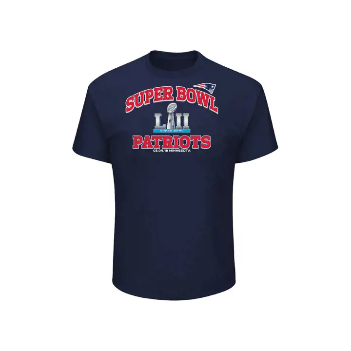 T-Shirt New England Patriots NFL Super Bowl LII : Cœur et Âme