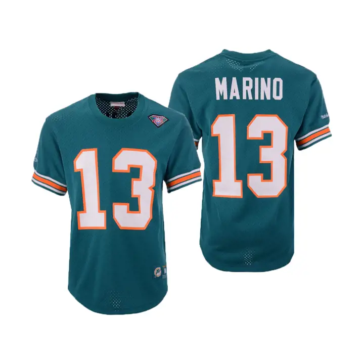 Miami Dolphins Maillot NFL Mesh N&N Col rond Dan Marino AQ