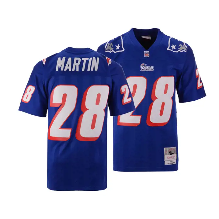 Maillot Rétro NFL M&N des New England Patriots Curtis