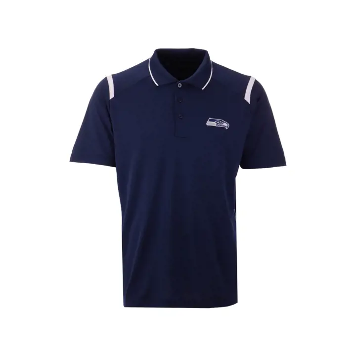 Polo NFL Seattle Seahawks Mérite 18 MARINE/BLANC