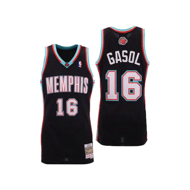 GRIZZLIES NBA Maillot M&N Swingman Pau Gasol noir