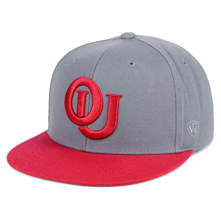 Oklahoma NCAA TOW Core Ajusté gris/cramoisi