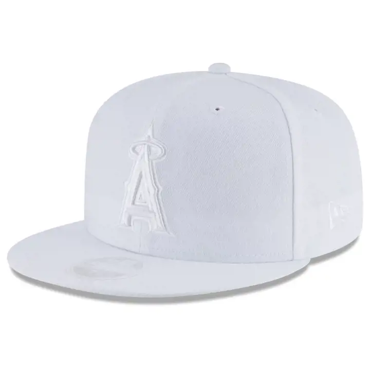 Anaheim Angels MLB ALL WHITE COLLECTION 59FIFTY BLANC/BLANC