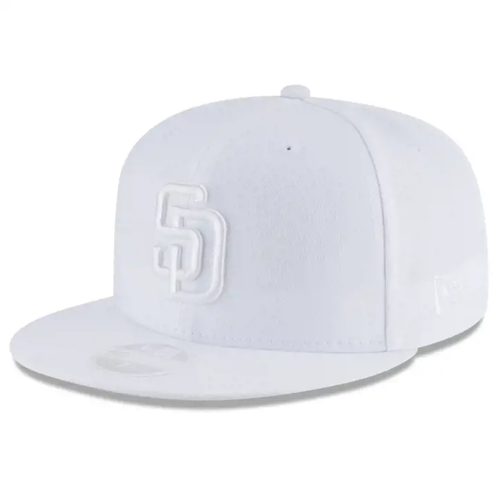 San Diego Padres MLB ALL WHITE COLLECTION 59FIFTY BLANC/BLANC