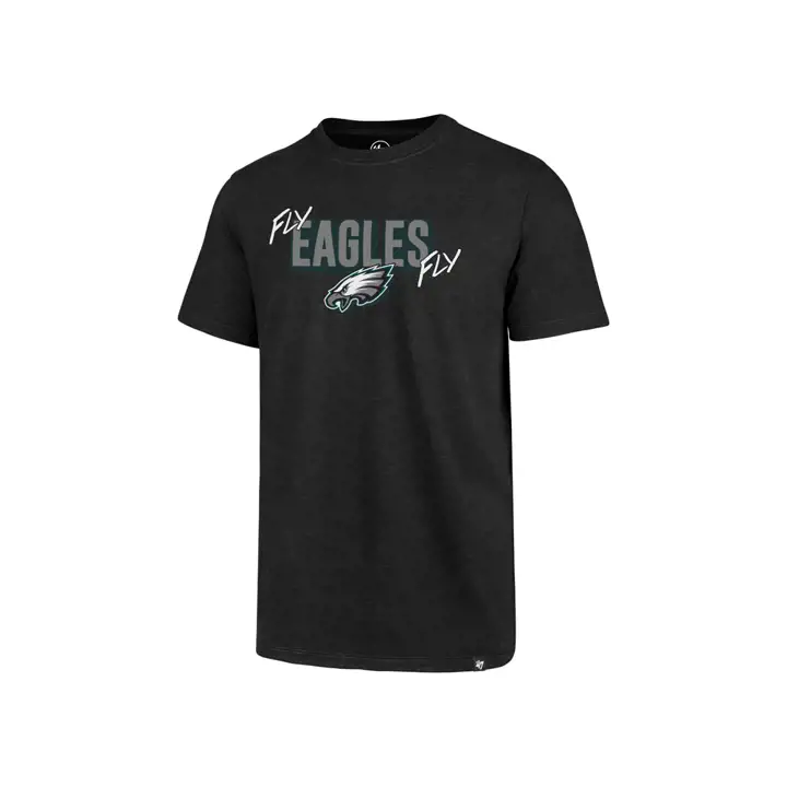 EAGLES NFL Fly Eagles Fly Club T-shirt noir