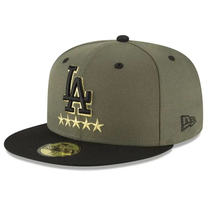LOS ANGELES DODGERS MLB 5-STAR 59FIFTY OLV/BLK