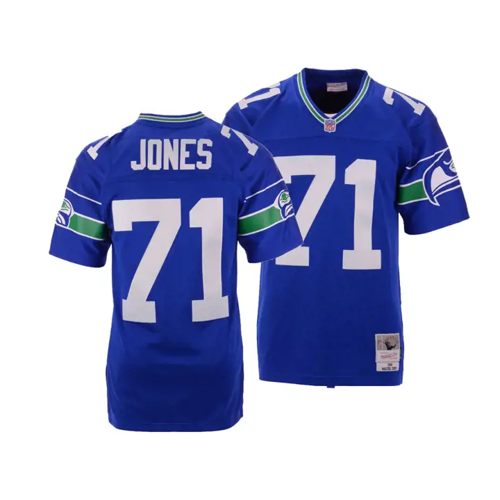 SEAHAWKS NFL Maillot Rétro M&N Réplique Walter Jones rbl