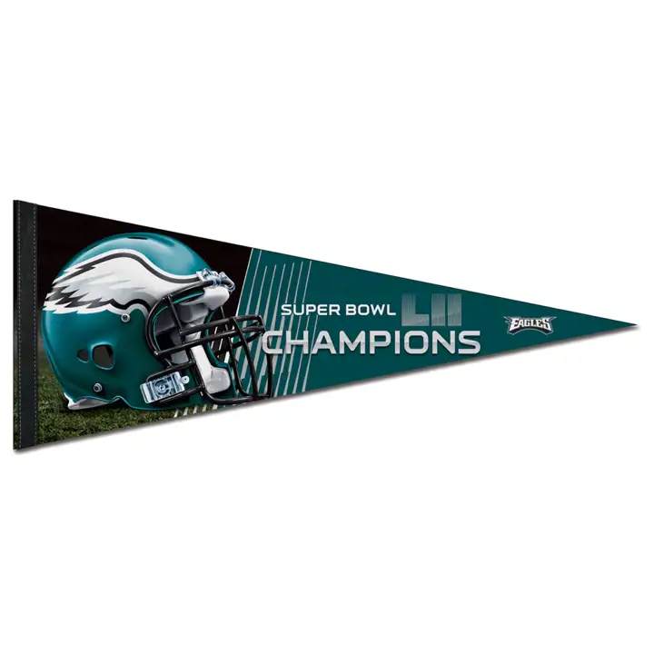 Fanion Premium EAGLES - 12x30 - ÉVÉNEMENT vert