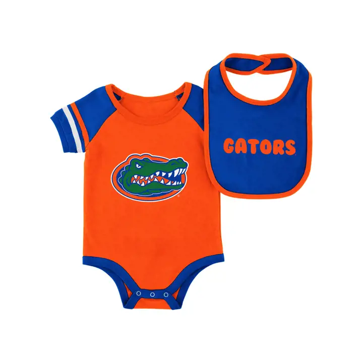 Ensemble body et bavoir nouveau-né Florida Gators NCAA 18  RBL/org