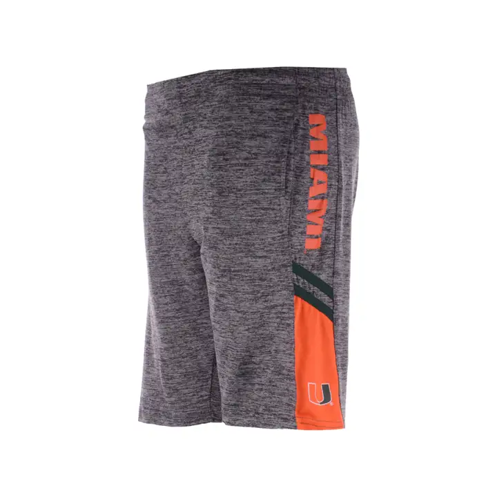 Miami (FL) NCAA Jeunesse Été Court 18 gris/orange