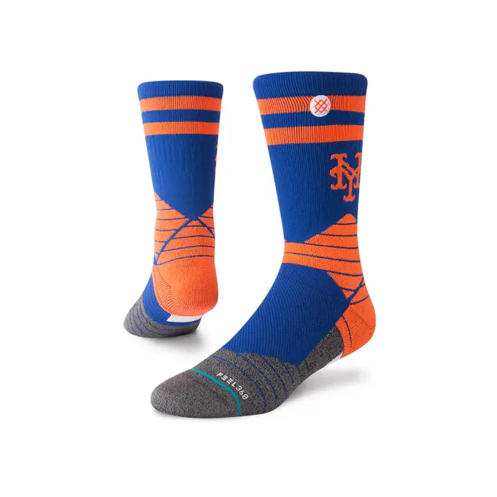 New York Mets MLB Diamond Pro Authentique Col Rond Bleu/Or
