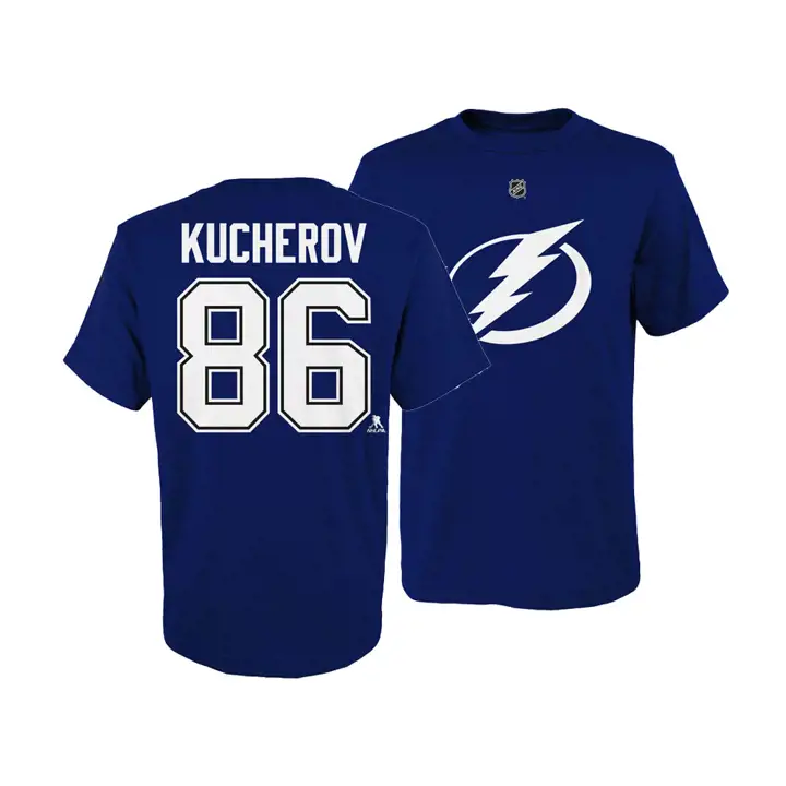 T-shirt de joueur Lightning NHL pour tout-petits Nikita Kucherov rbl