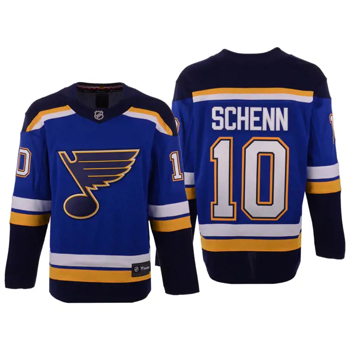 Maillot Réplique Jeune Joueur Blues NHL Brayden Schenn marine