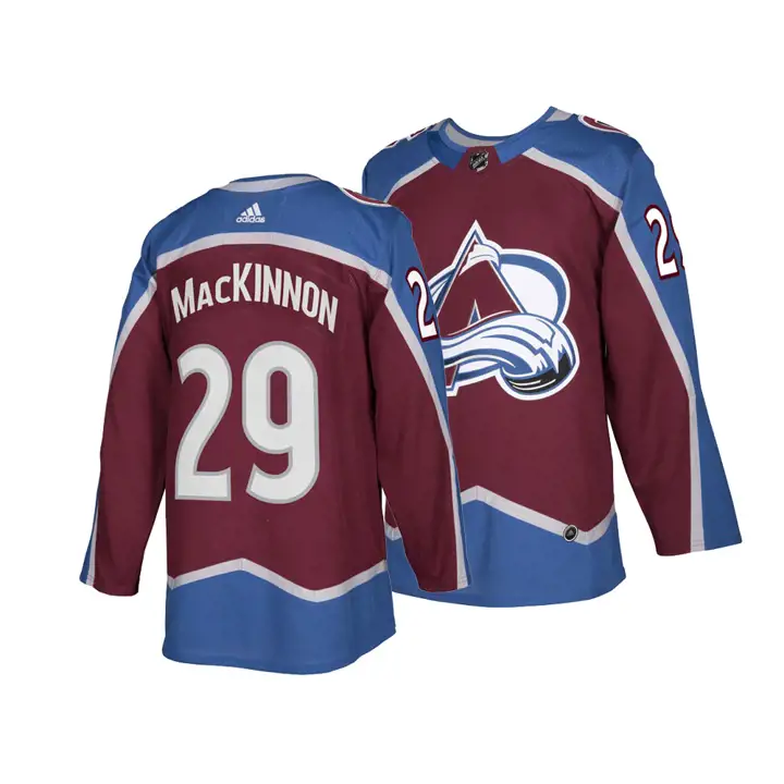 Maillot Réplique de Joueur NHL Avalanche Jeunesse Nathan MacKinnon
