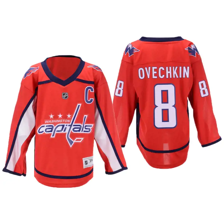 Maillot de hockey junior réplique Capitals NHL Alexander Ovechkin