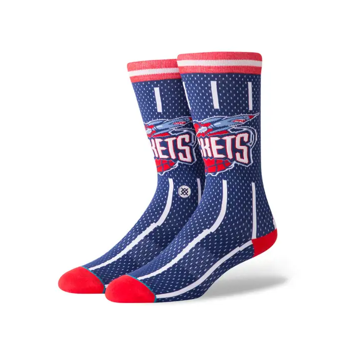 Maillot des Rockets NBA Hardwood Classic pour homme Yao Ming BLEU MARINE
