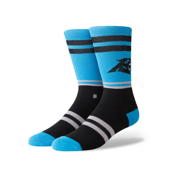 Chaussette d'équipage avec logo PANTHERS NFL