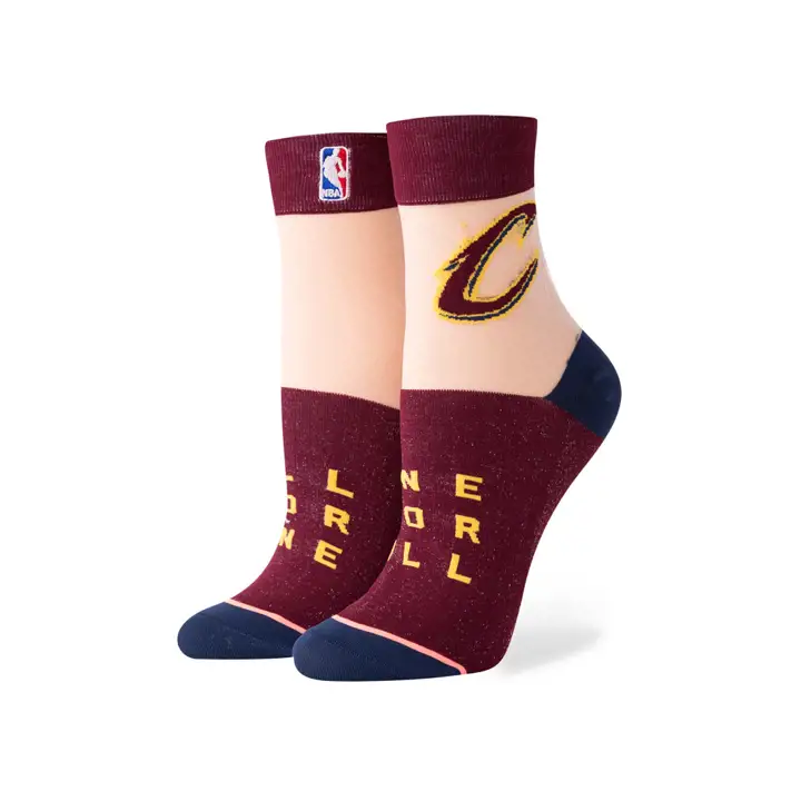 Cleveland Cavaliers NBA Bracelet de cheville monofilament pour femme mar/blu