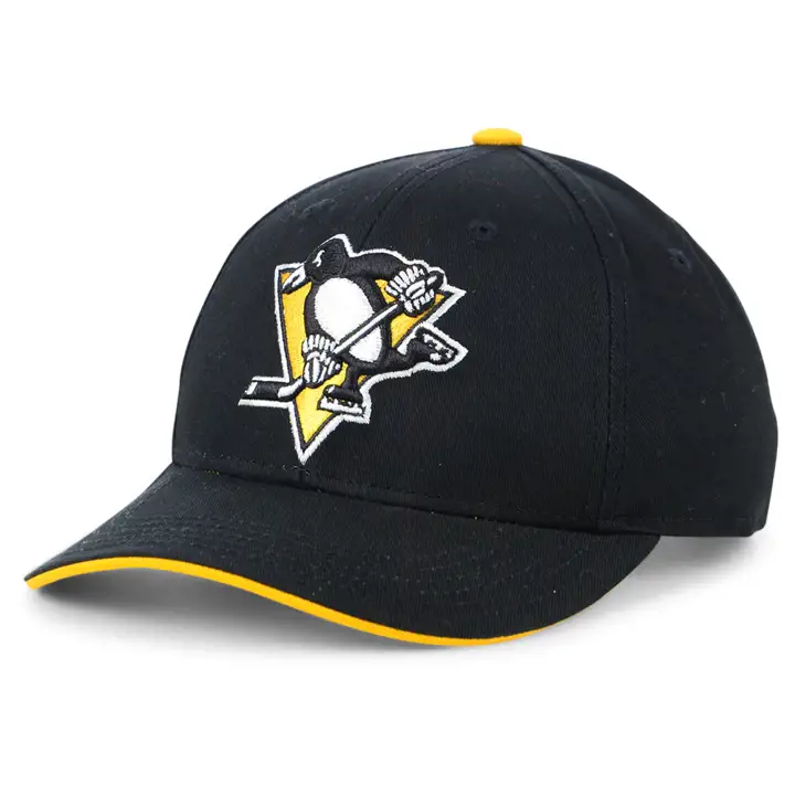 Pittsburgh Penguins LNH JUNIOR Modèle de base standard NOIR/jaune