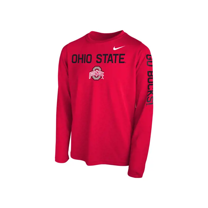 T-shirt à manches longues Ohio State Buckeyes NCAA Youth Legend 18