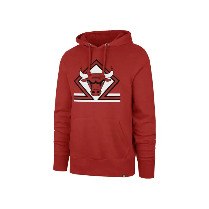 Sweat à capuche rouge Chicago Bulls NBA Headline Imprint